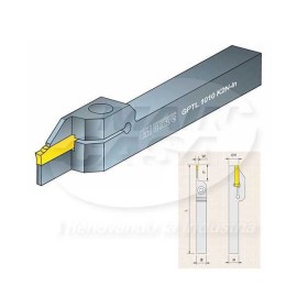 PORTA INSERTO 12MM RANURADO DE 2MM IZQUIERDO