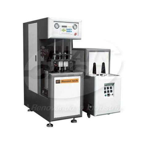 SOPLADORA SEMI-AUTOMATICA DE DOS CAVIDADES, BOTELLA HASTA...